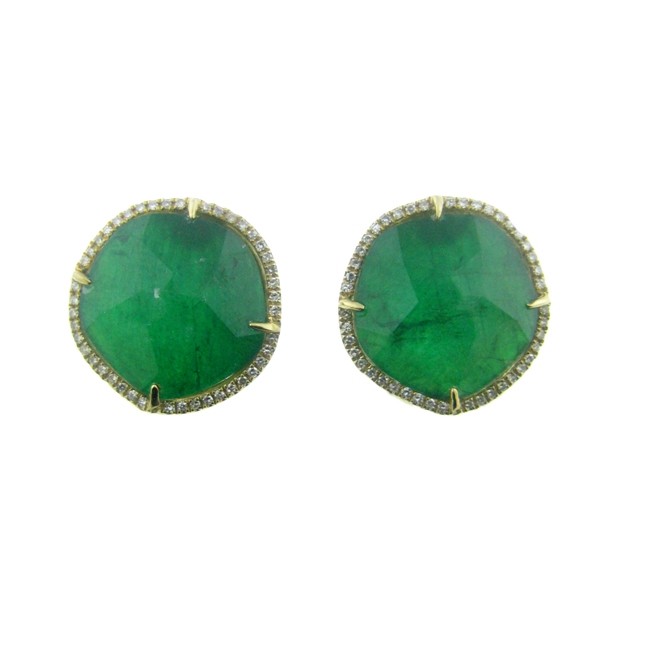 Emerald & Diamond Earring