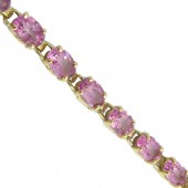 Pink Topaz Bracelet