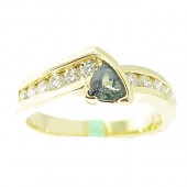 Alexandrite & Diamond Ring