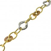 Tri Color Gold Bracelet