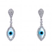 Evil eye Diamond Earrings