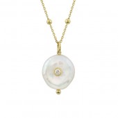 Pearl & Diamond Necklace