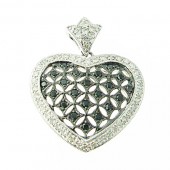  Diamond Heart Pendant 